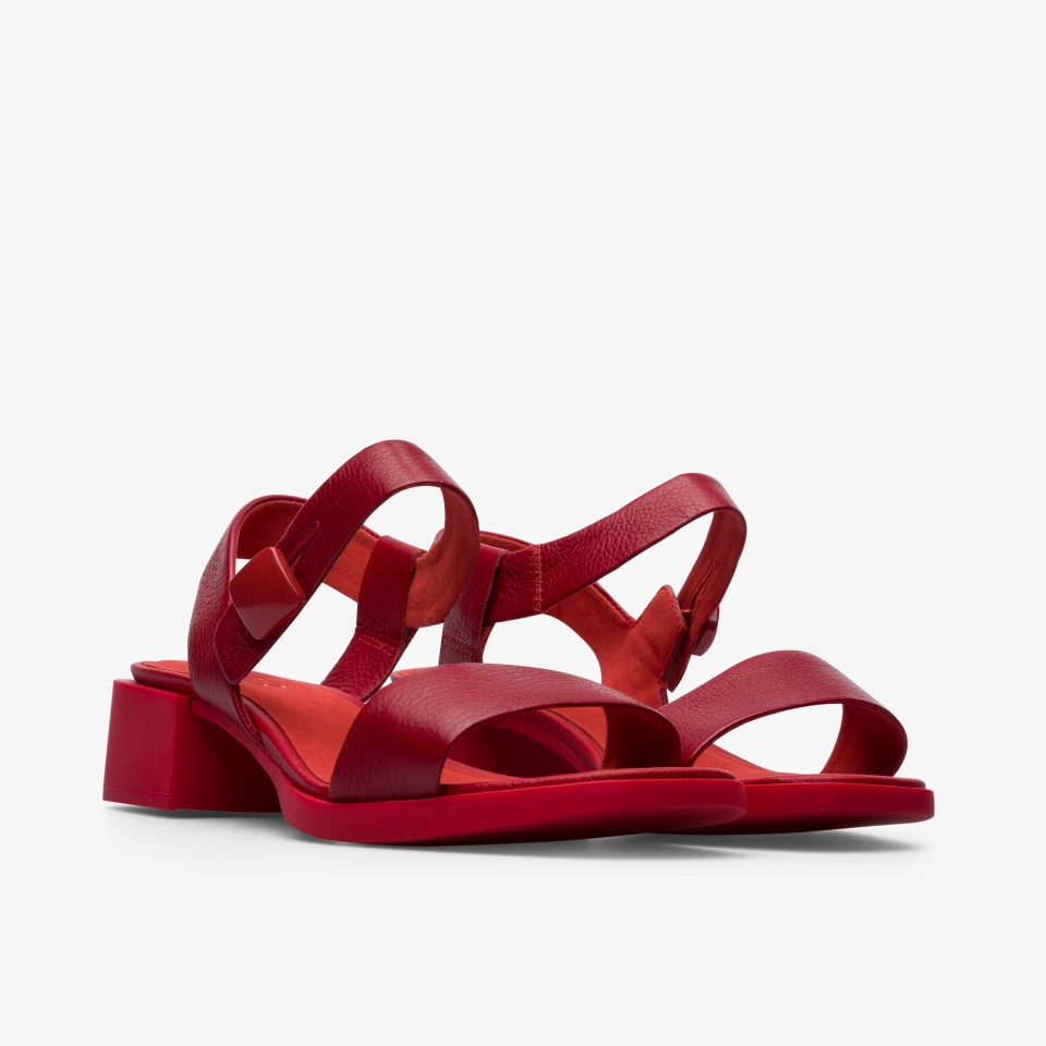 Camper Kobo Deep Red - Camper Women's Heels ||0782-KIZTX||